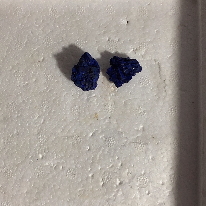 有机玻璃蓝铜矿摆件矿标