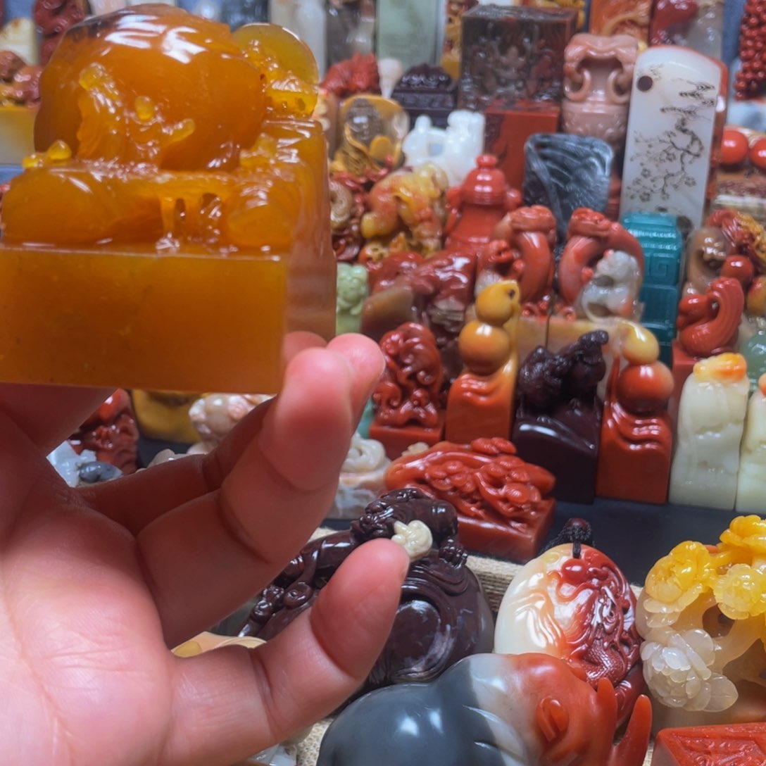 寿山石印石精美寿山