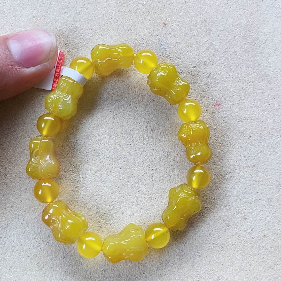 玛瑙手饰未镶嵌盐源012