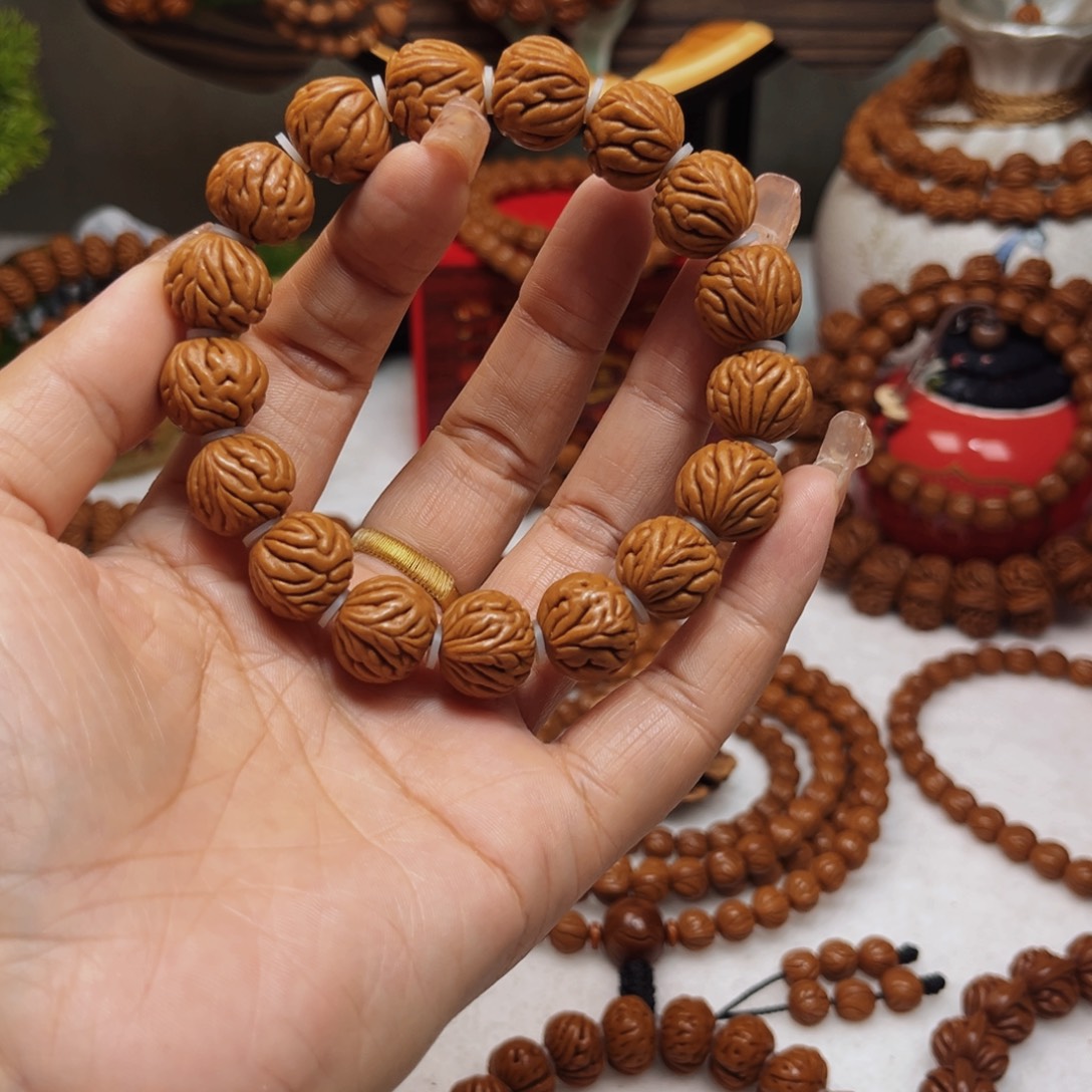 吊坠桃核15精品柳叶单圈