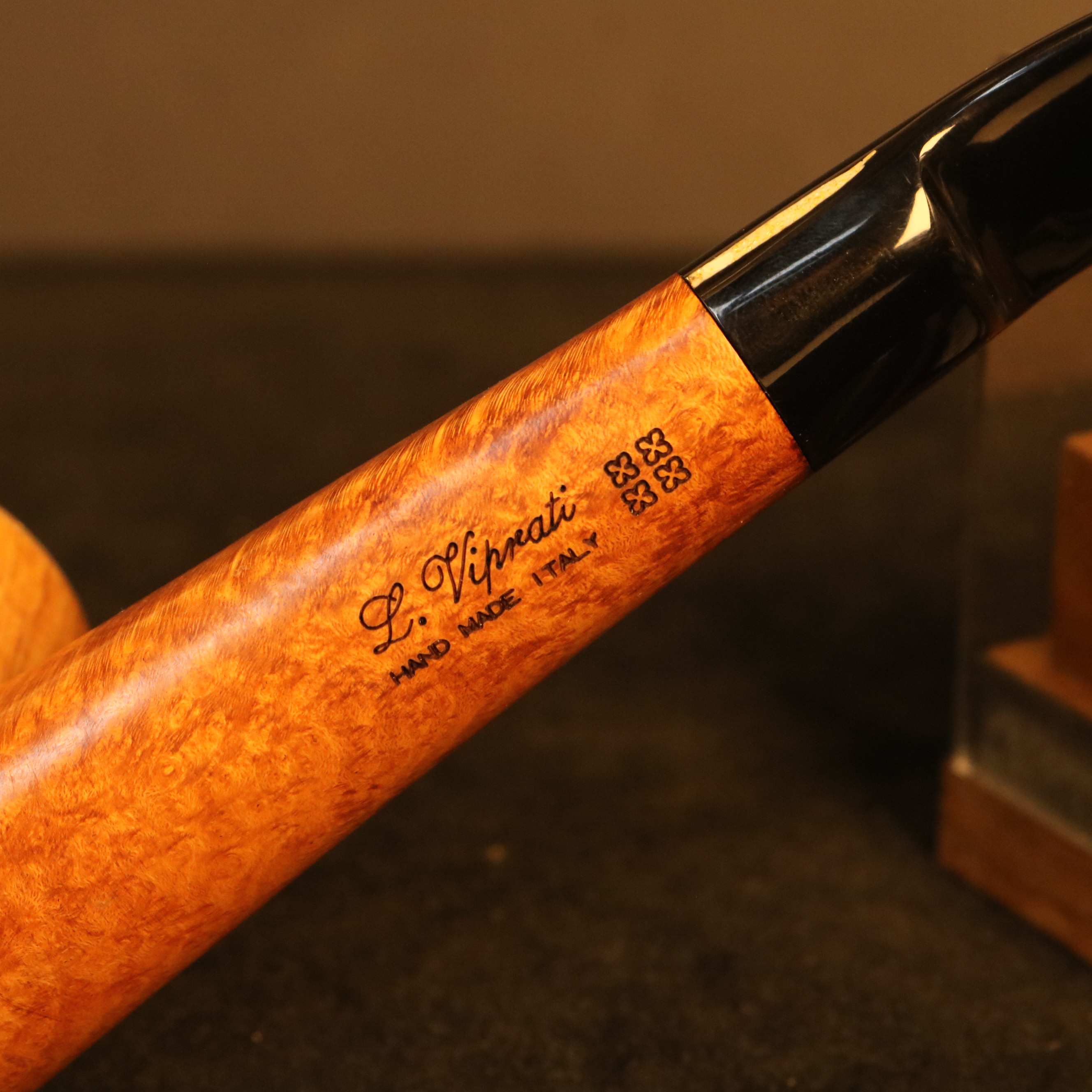 意大利维布拉蒂手工石楠木斗——四花