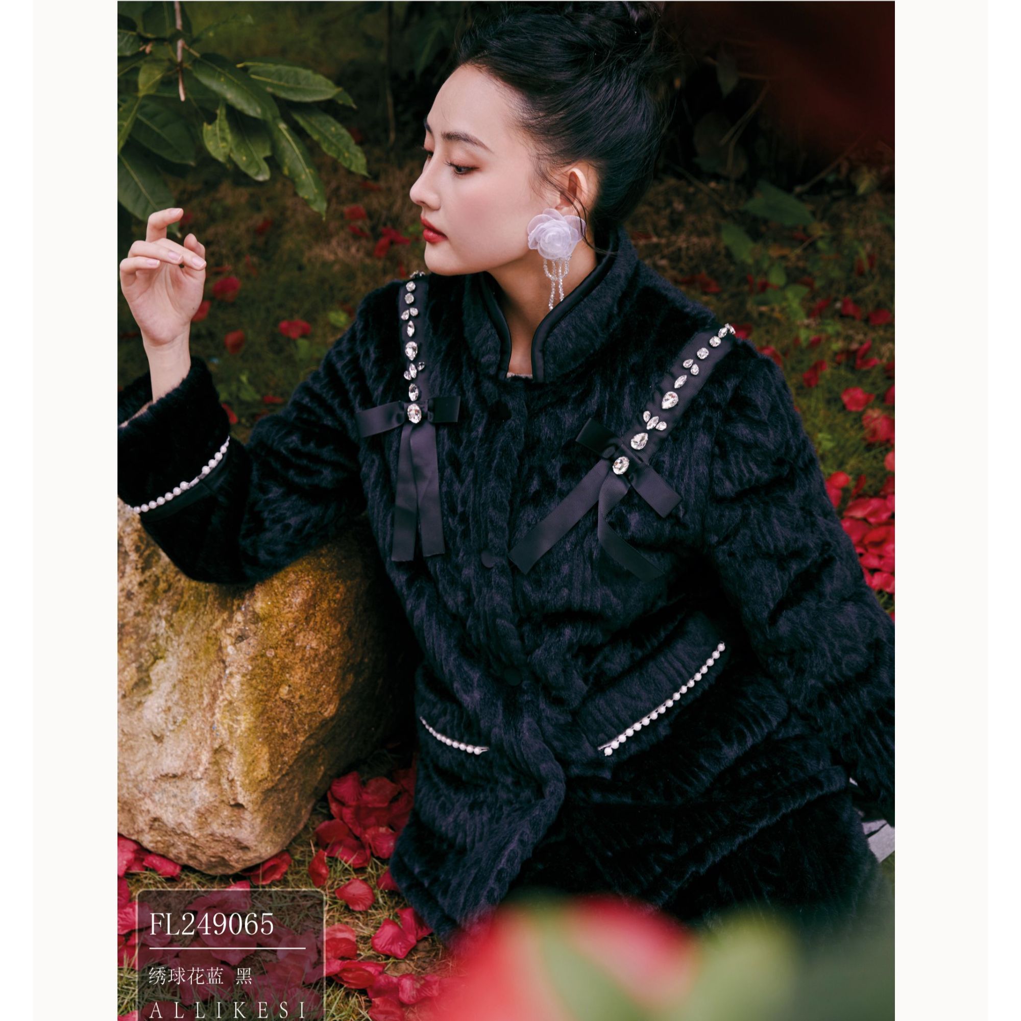 ALEX S.YU艾黎克斯2025冬季夹棉睡衣女三层夹棉加厚家居服睡衣