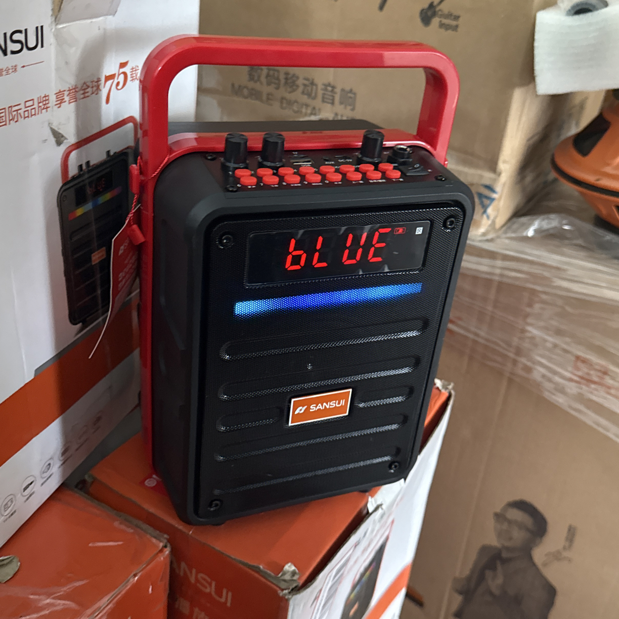 9新  坏的音响没有售后质保，喇叭坏了，单麦