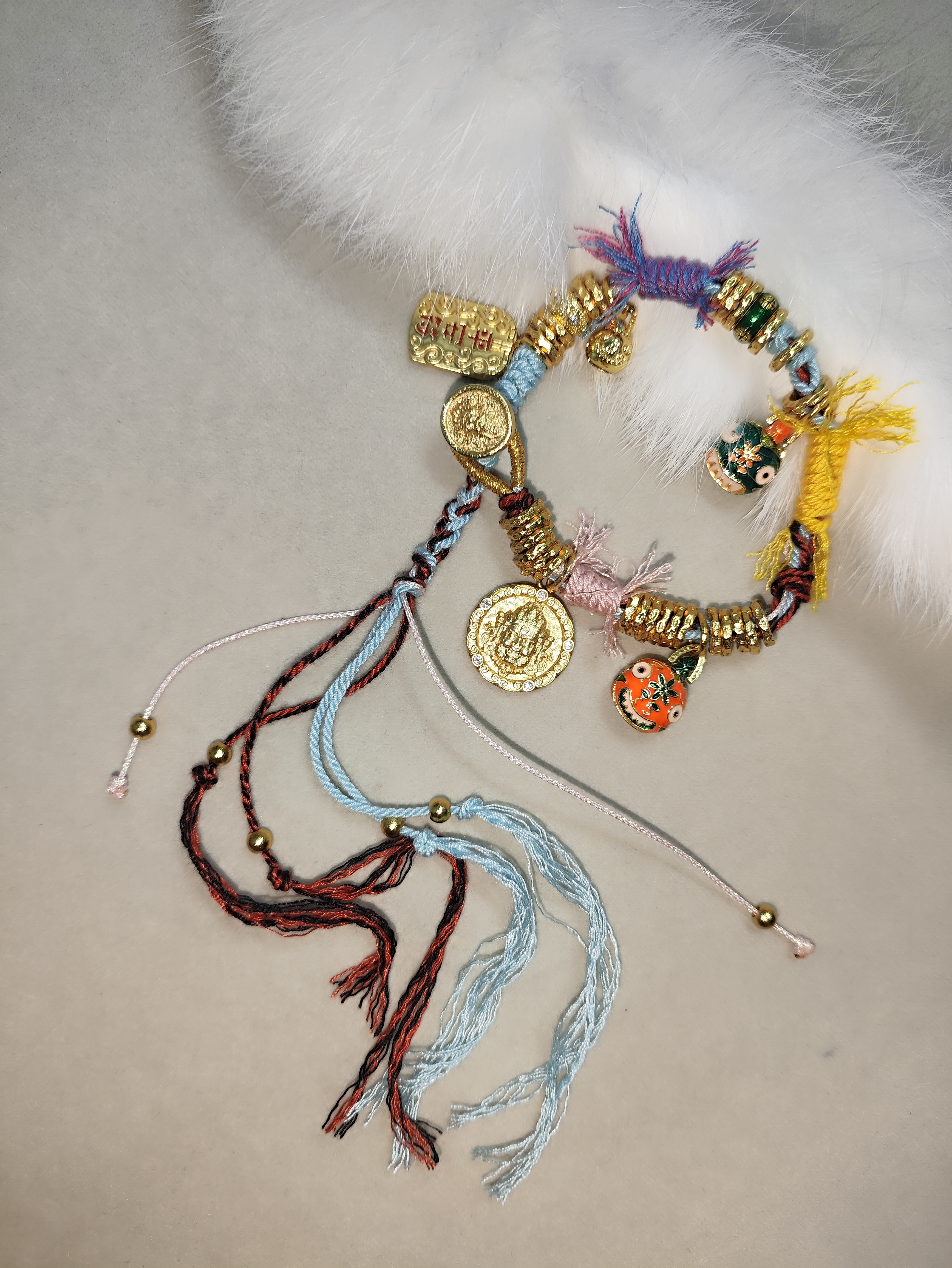 可可手作DIY，盘缠手链