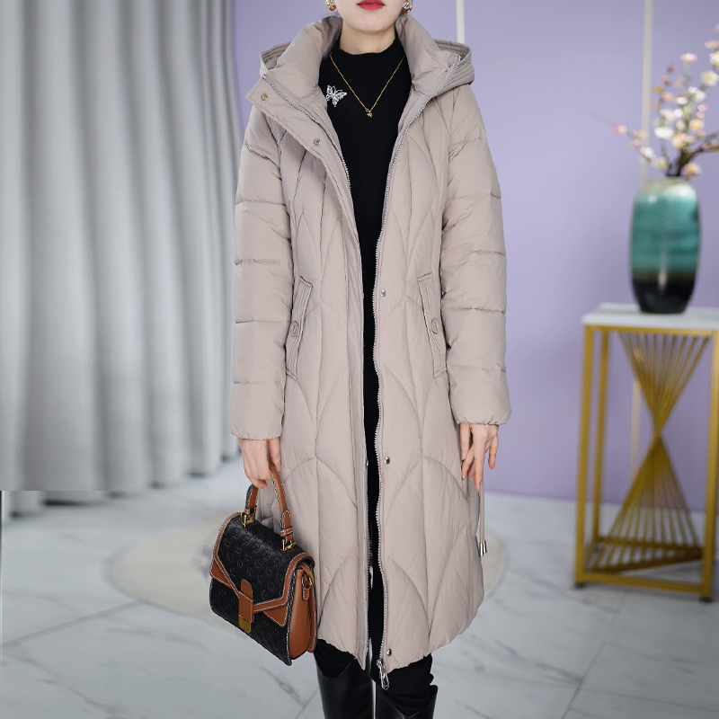 高档上档次五防棉衣棉服女2024修身长款显瘦气质妈妈棉袄外套