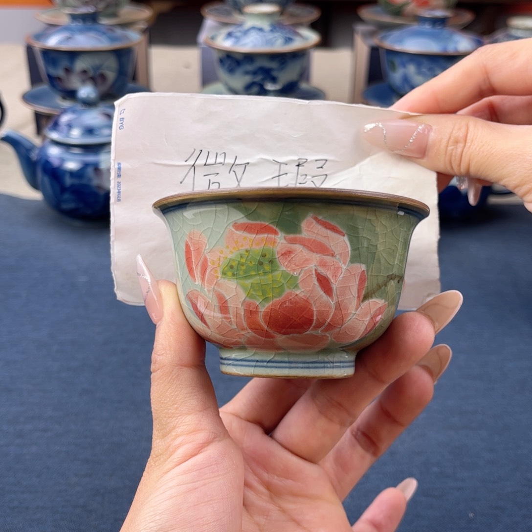 杯景德镇手工手绘茶具