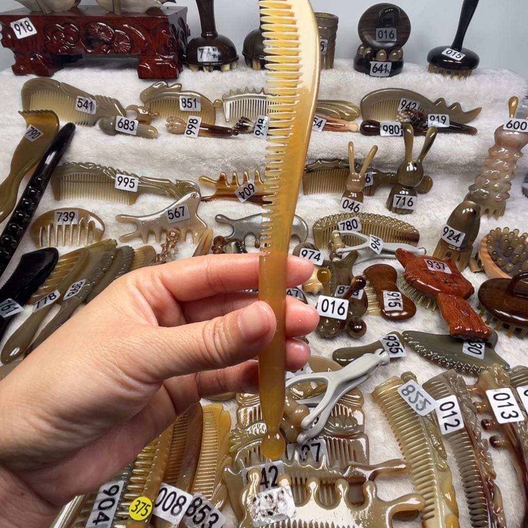 牛角牛角梳牛角梳子