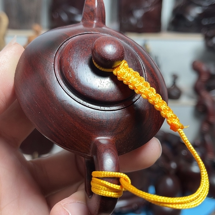 檀香紫檀（小叶紫檀）小叶紫檀把把壶