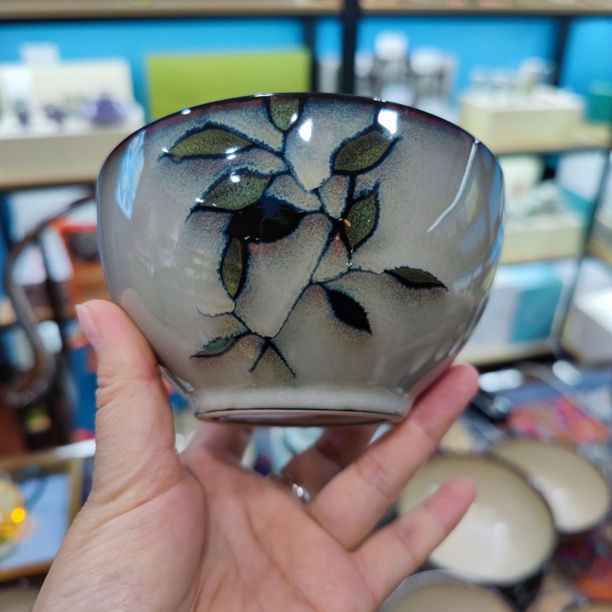 小可陶瓷玉泉竹叶系列高温釉下彩