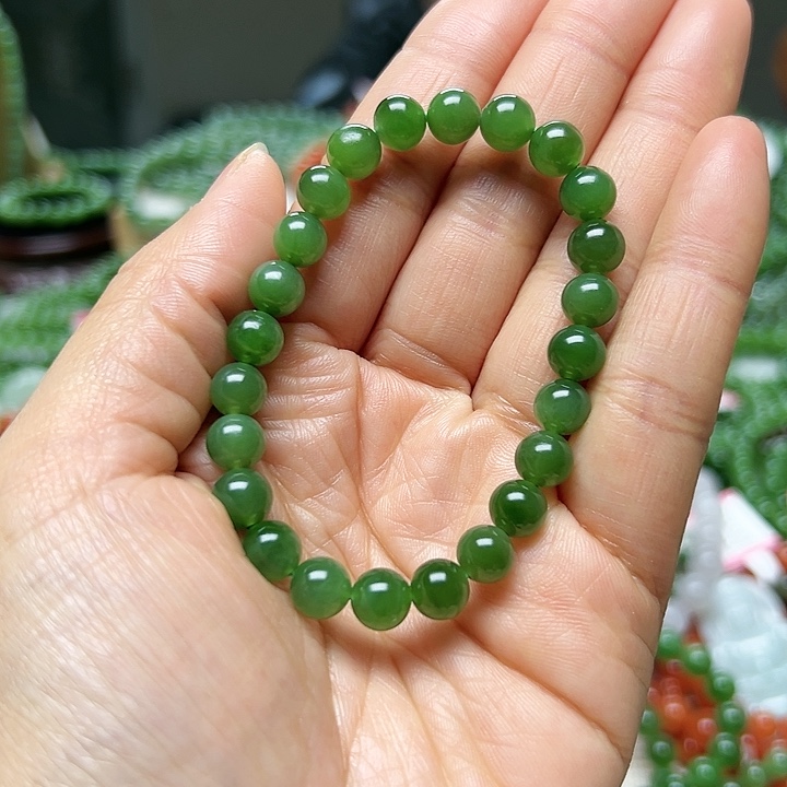 和田玉（碧玉）手串未镶嵌