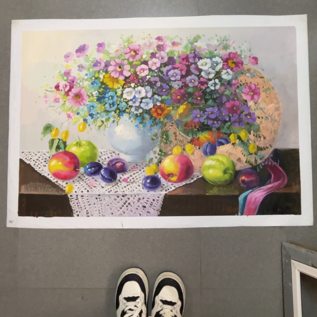 油画好***连油画作品欣赏60.90画芯