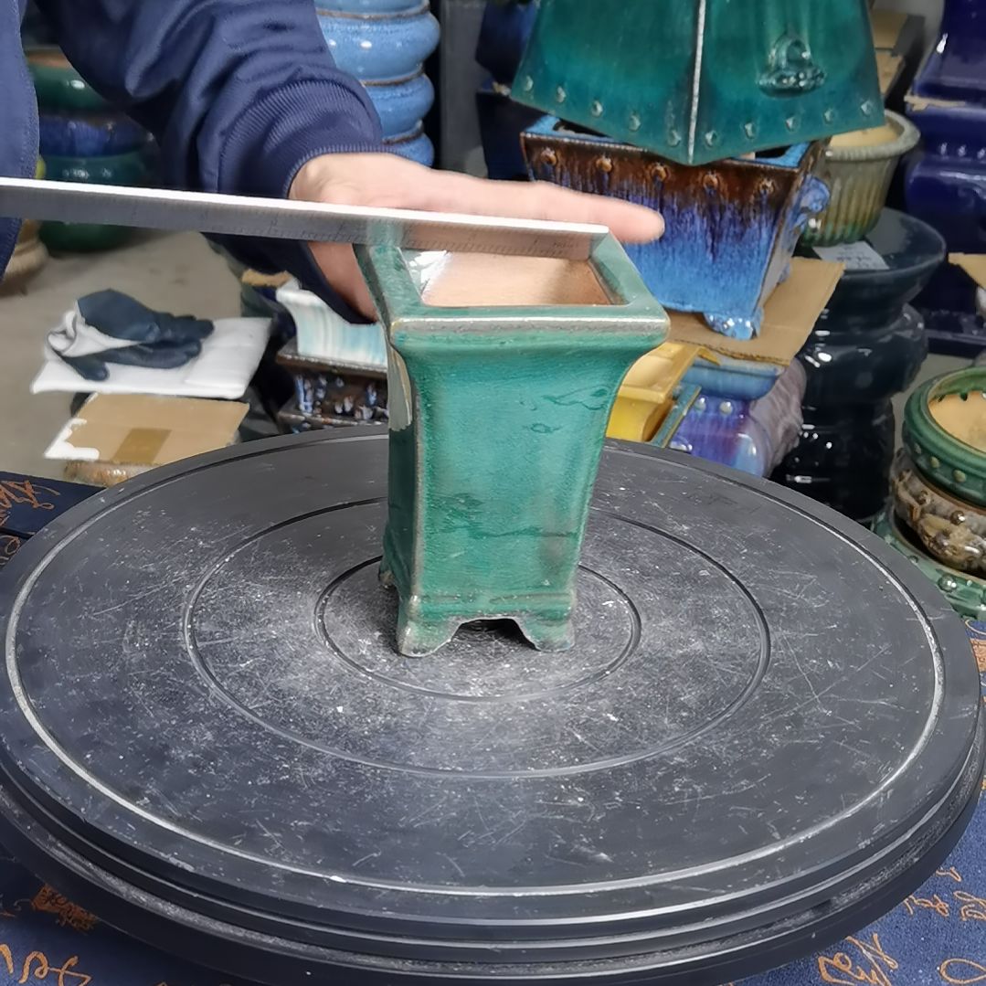 内口7.5深13石湾花盆默认微瑕