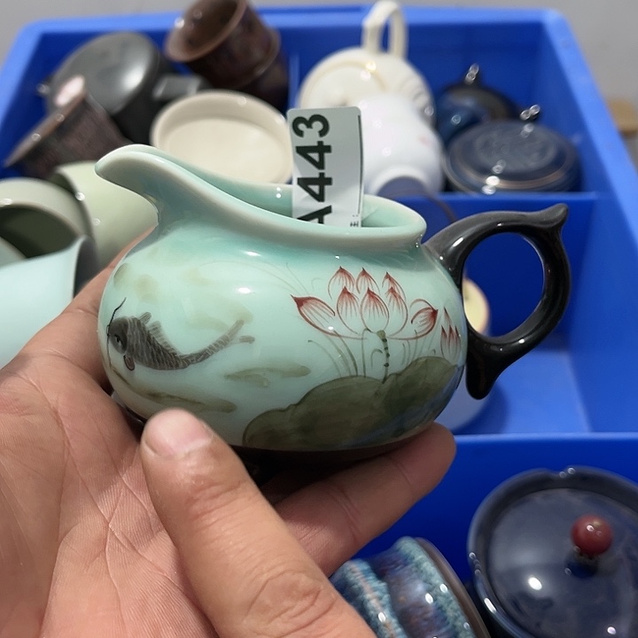 茶具默认微瑕瓷器、茶具、壶、摆件，介意勿拍 