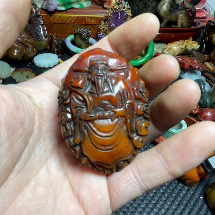 滴血莲花菩提把件