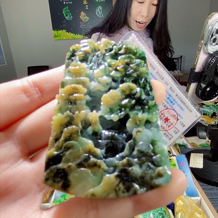 颈饰未镶嵌翡翠翡翠