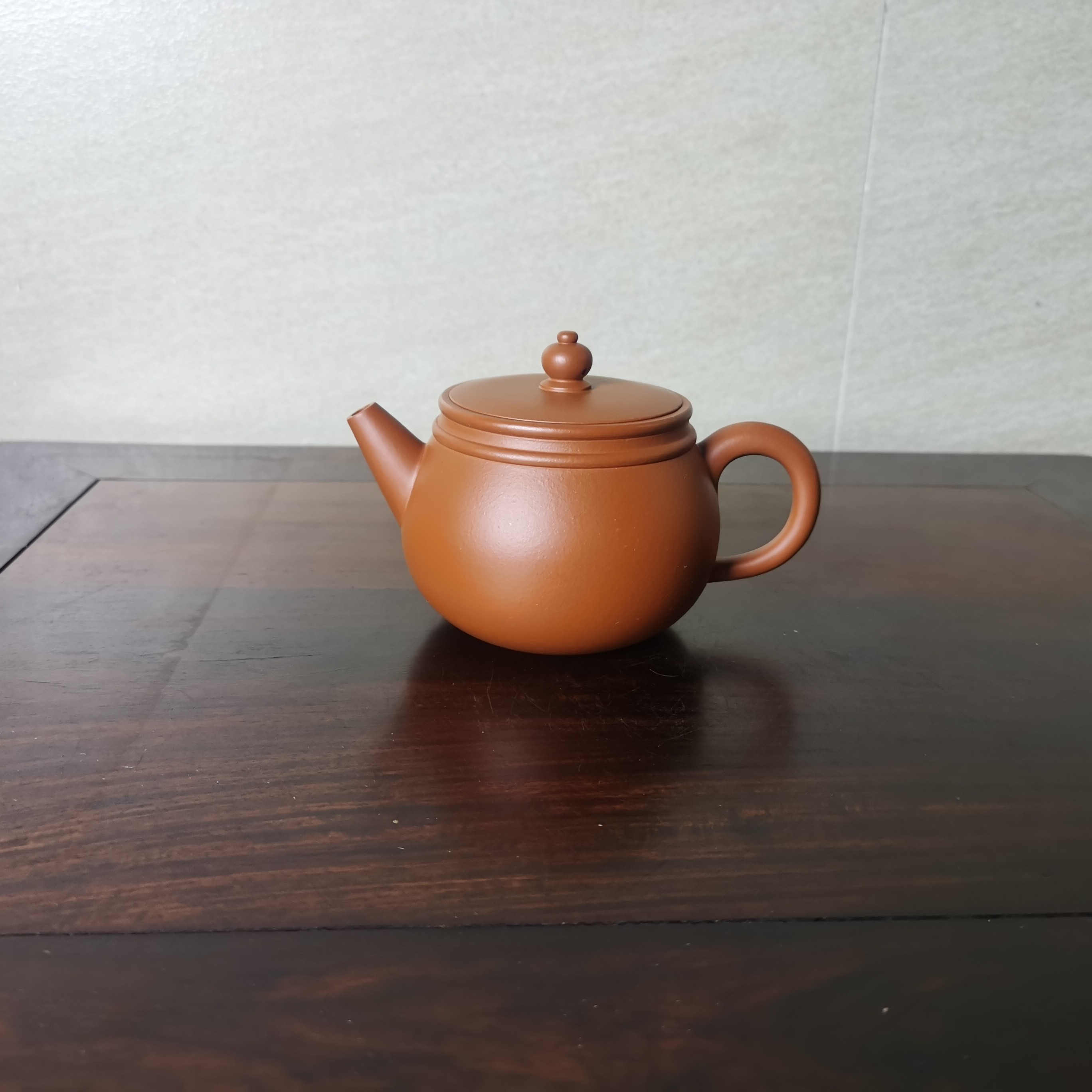 福禄壶，宜兴原矿朱泥，容量：280CC（精工半手制作）