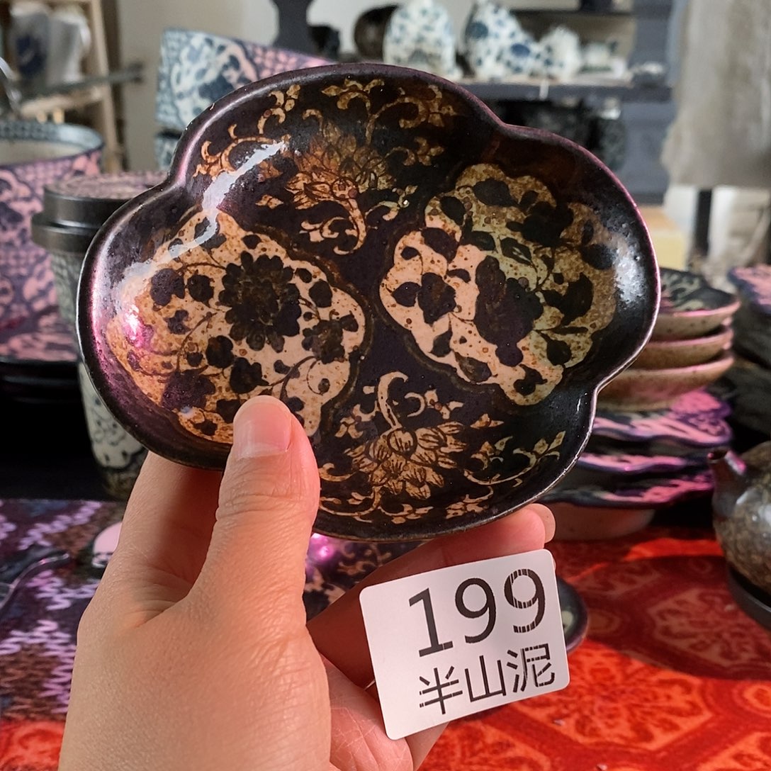 陶手工手绘青花高温陶瓷