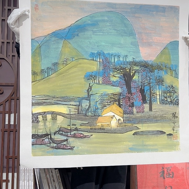 国画阳小毛老师书画作品