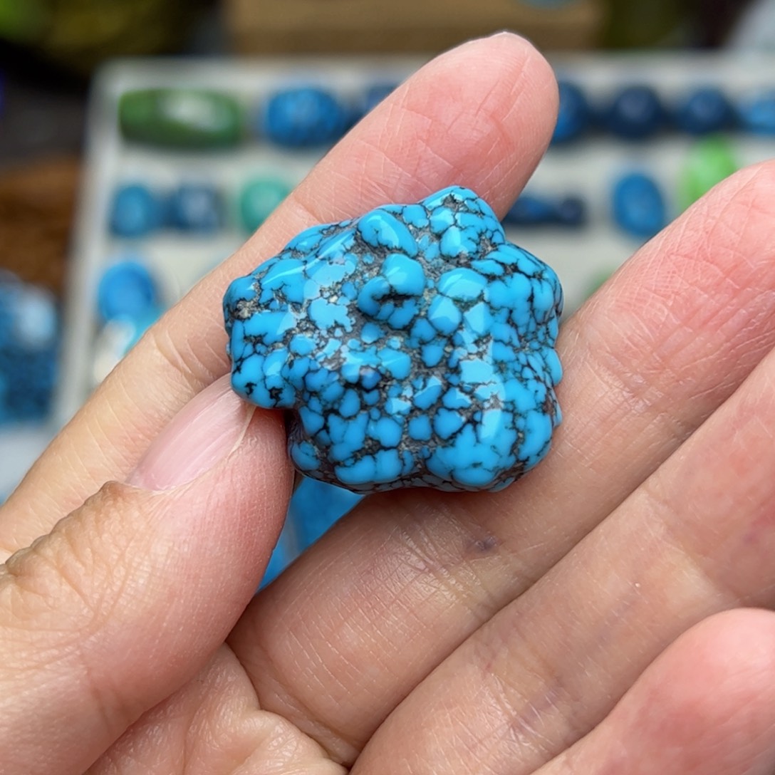 绿松石珠宝奇石未镶嵌