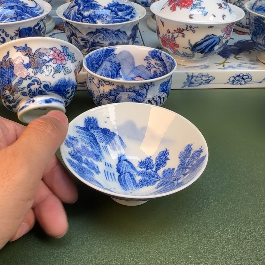 纯手工春手绘茶具7