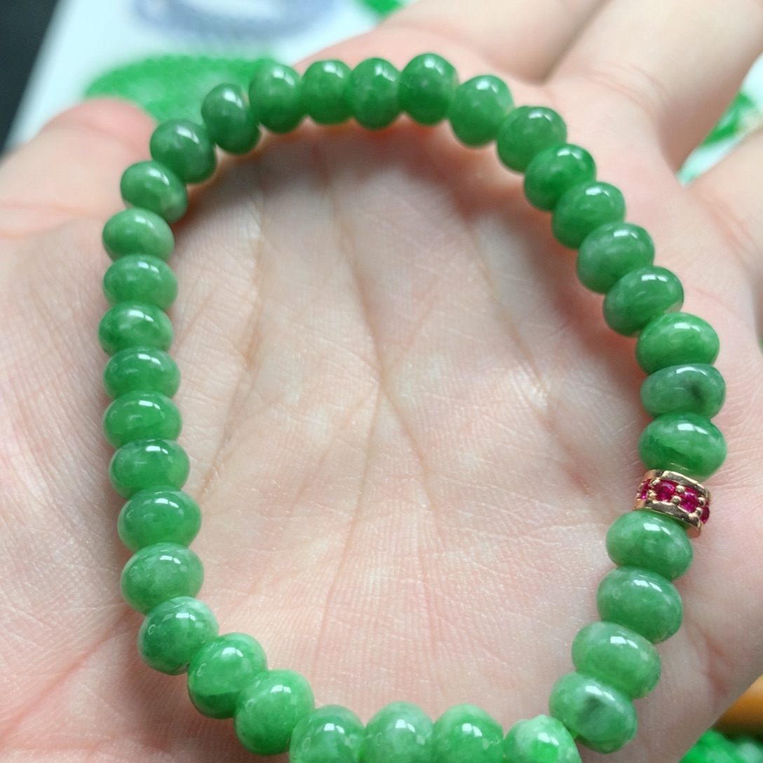 翡翠未镶嵌手链翡翠