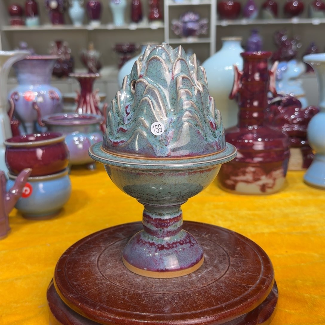 摆件陶郑家钧窑摆件