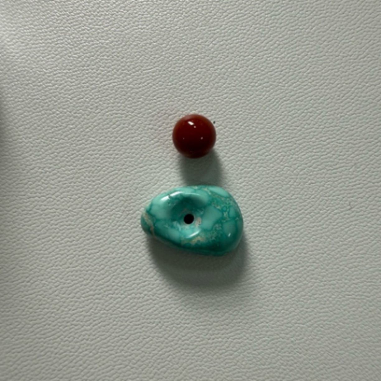 天然原矿南红圆珠