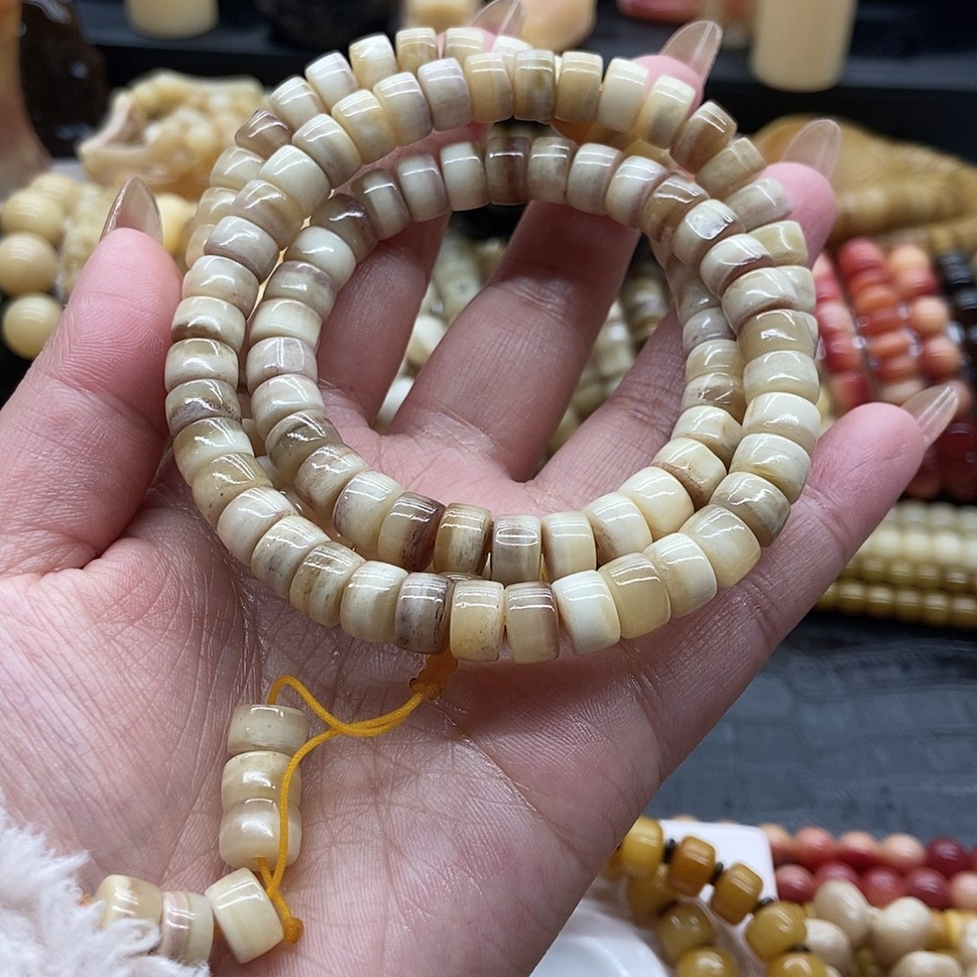 驼骨其他108颗瑕疵三花处理