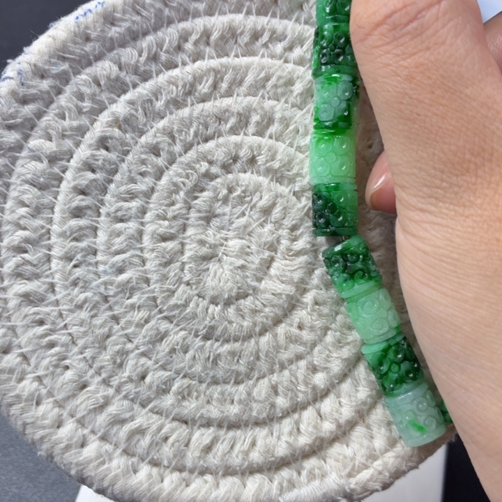 魔***水定制翡翠未镶嵌毛货待编款式不退不换