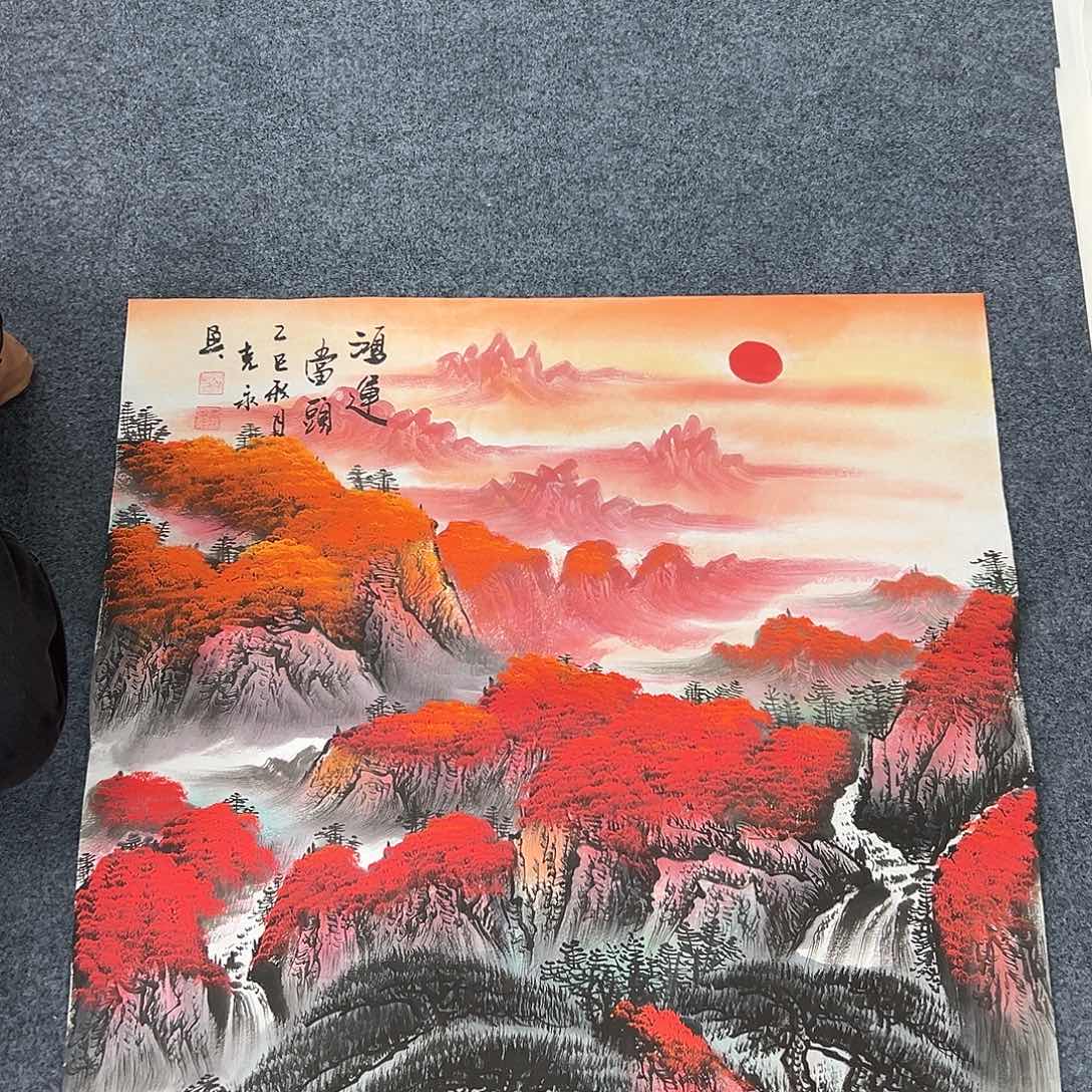 国画国画作品纯手绘作品