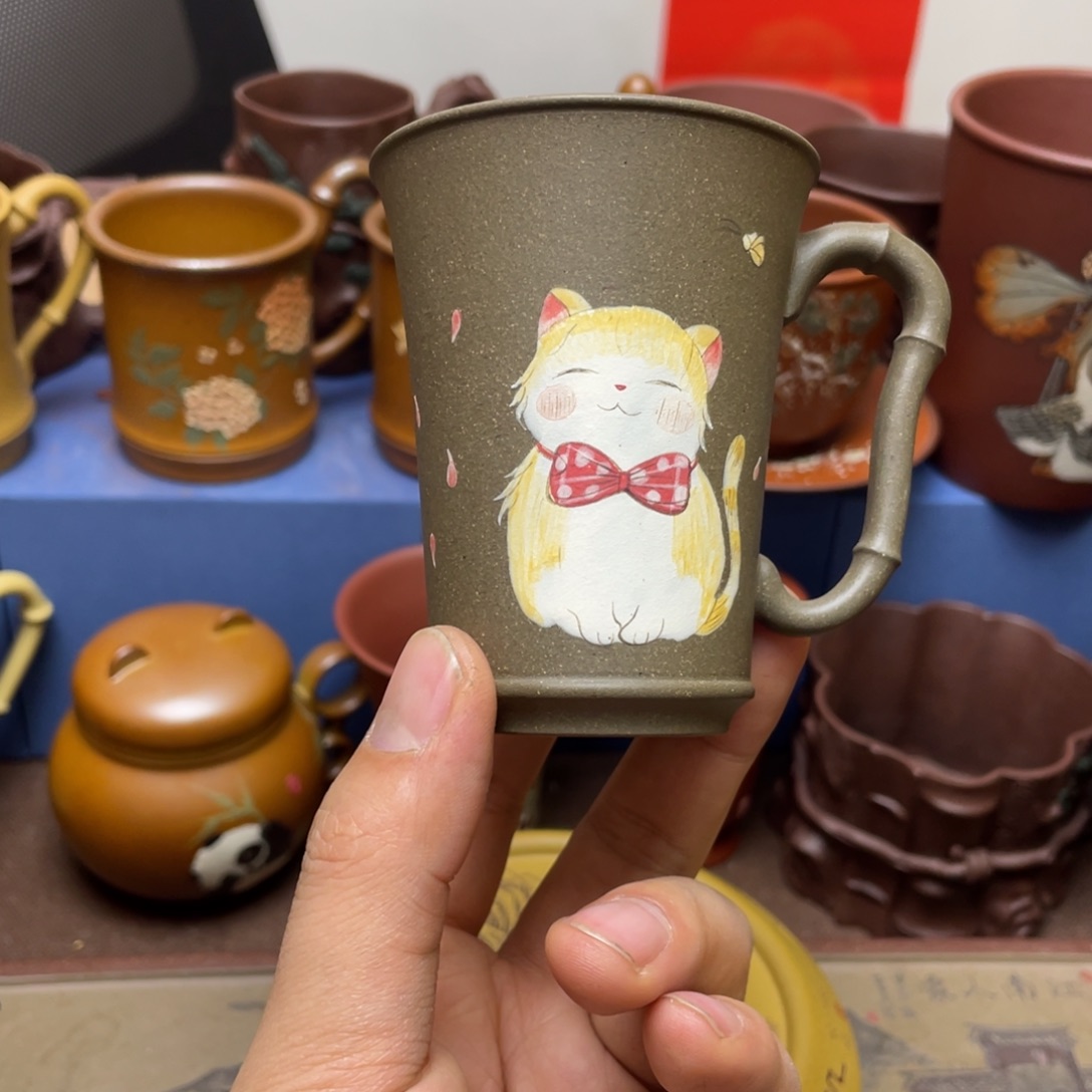 紫砂茶杯紫砂主人杯