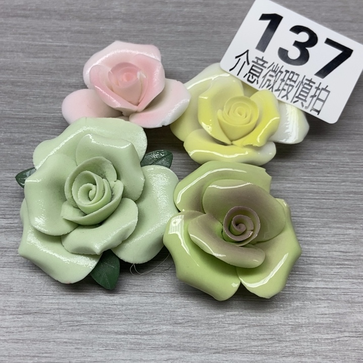 陶瓷手工制作陶瓷花