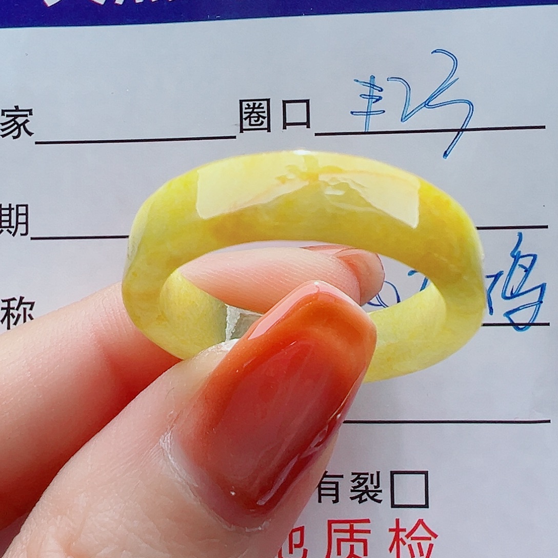 翡翠未镶嵌戒指戒圈