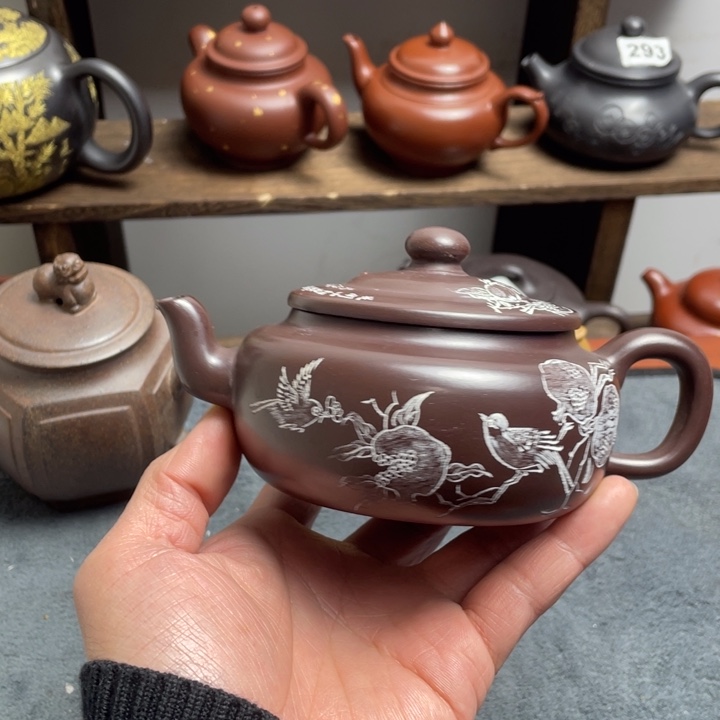 茶壶紫砂紫砂微瑕