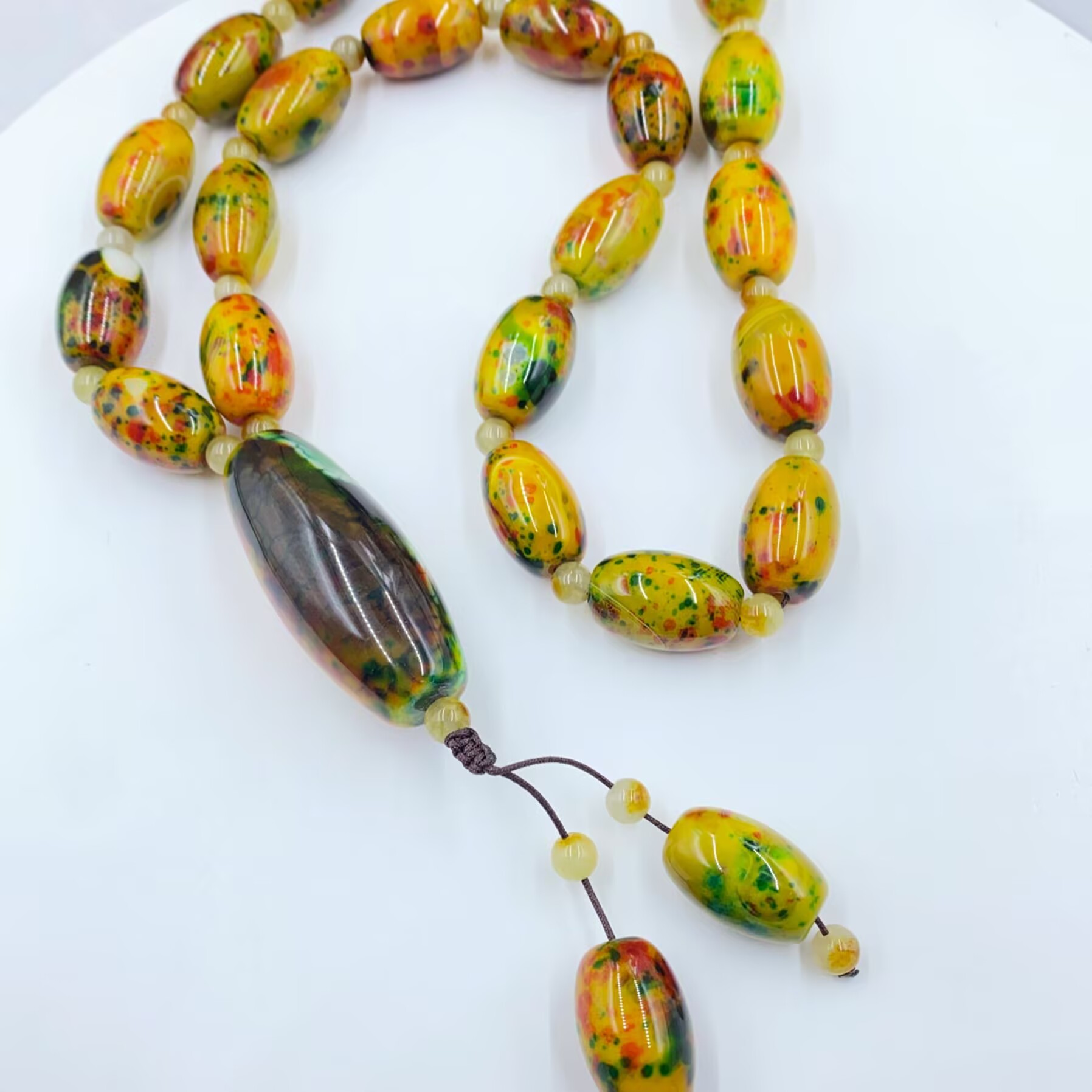 3721 烛 龙 百 草 丹珠 项链多样性发货