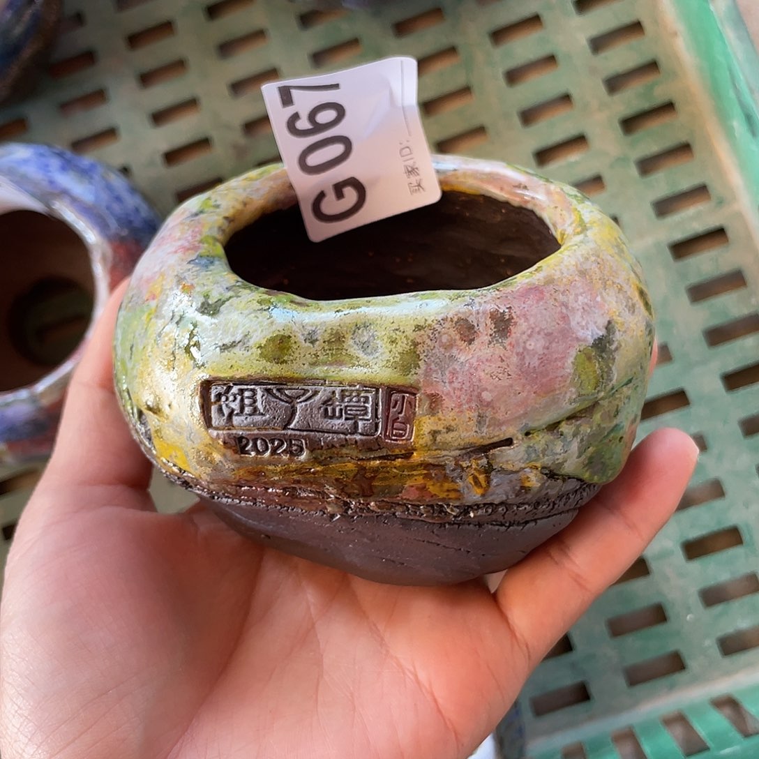 坛子姐花盆 小白孤品 蛋壳内口6.5*5.5左右