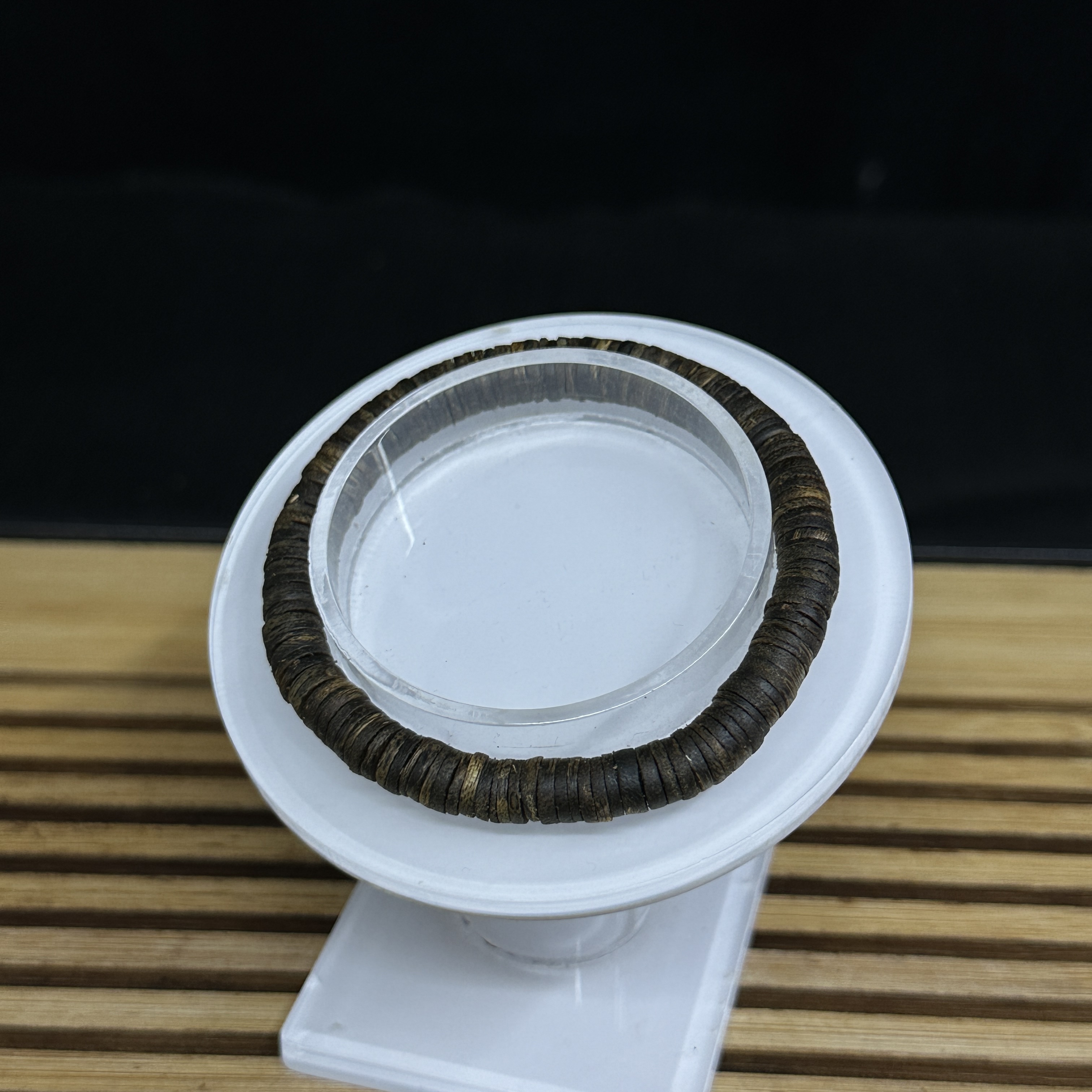 GXCX-5042 海南棋楠片片珠单圈5.8g 约：6mm132颗