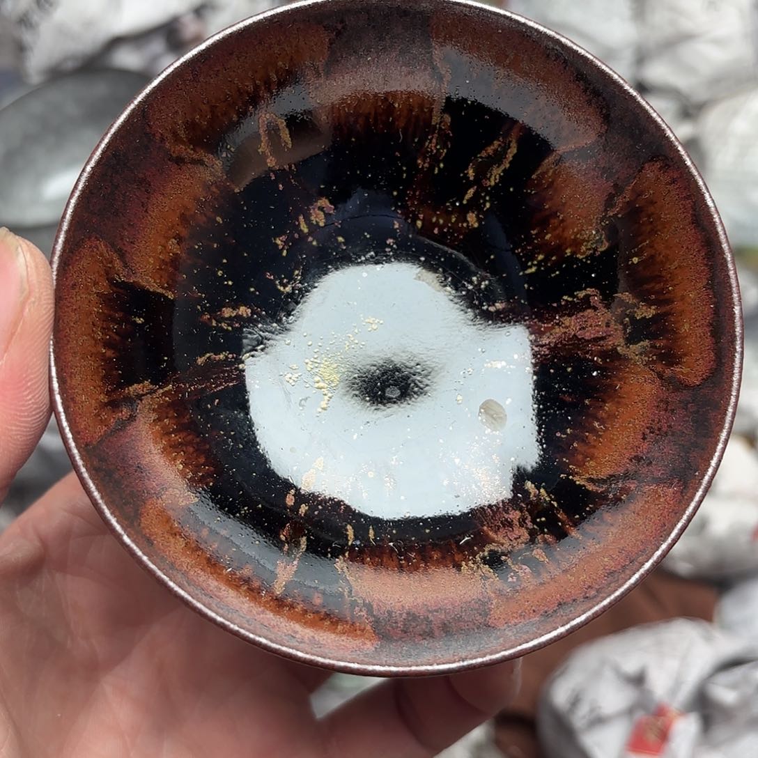茶盏微瑕建盏主人杯一只