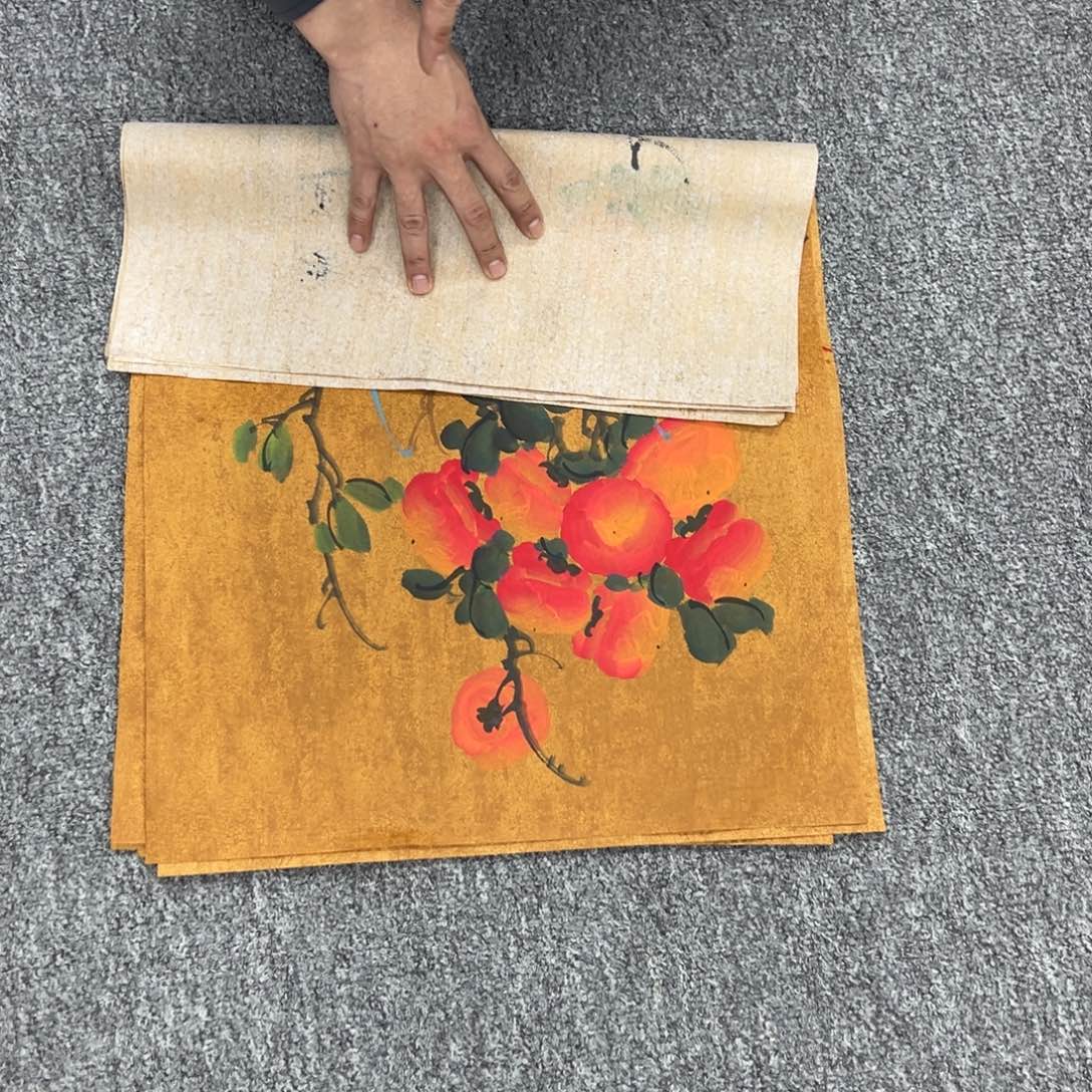 国画纯手绘字画宣纸