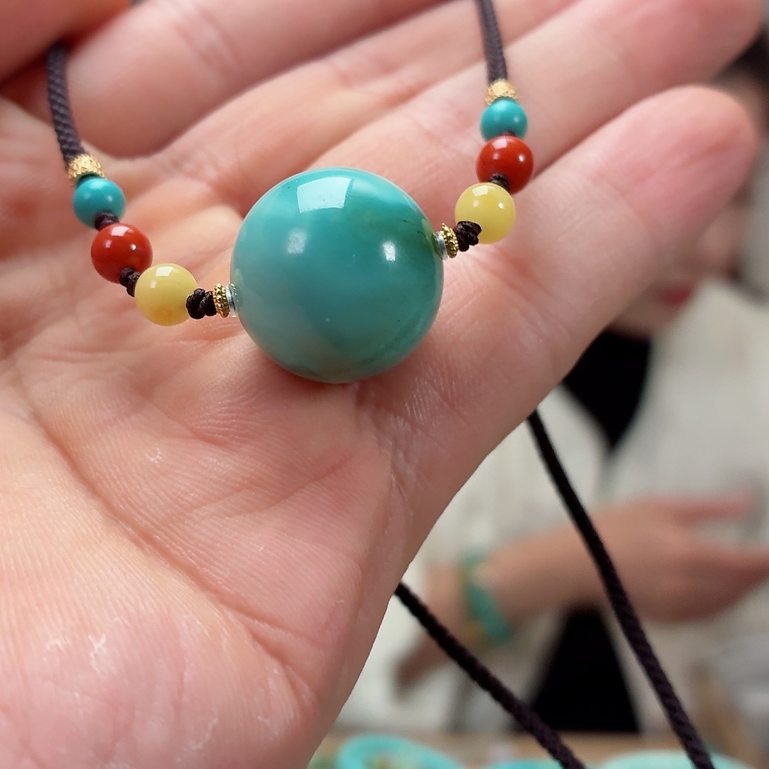 未镶嵌绿松石珠宝奇石