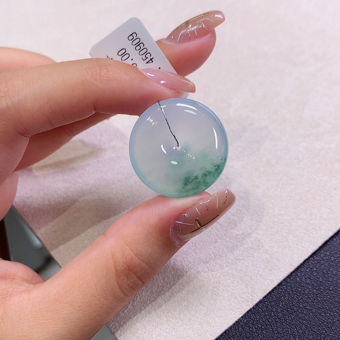 翡翠未镶嵌吊坠(不含链)24.5-5.9