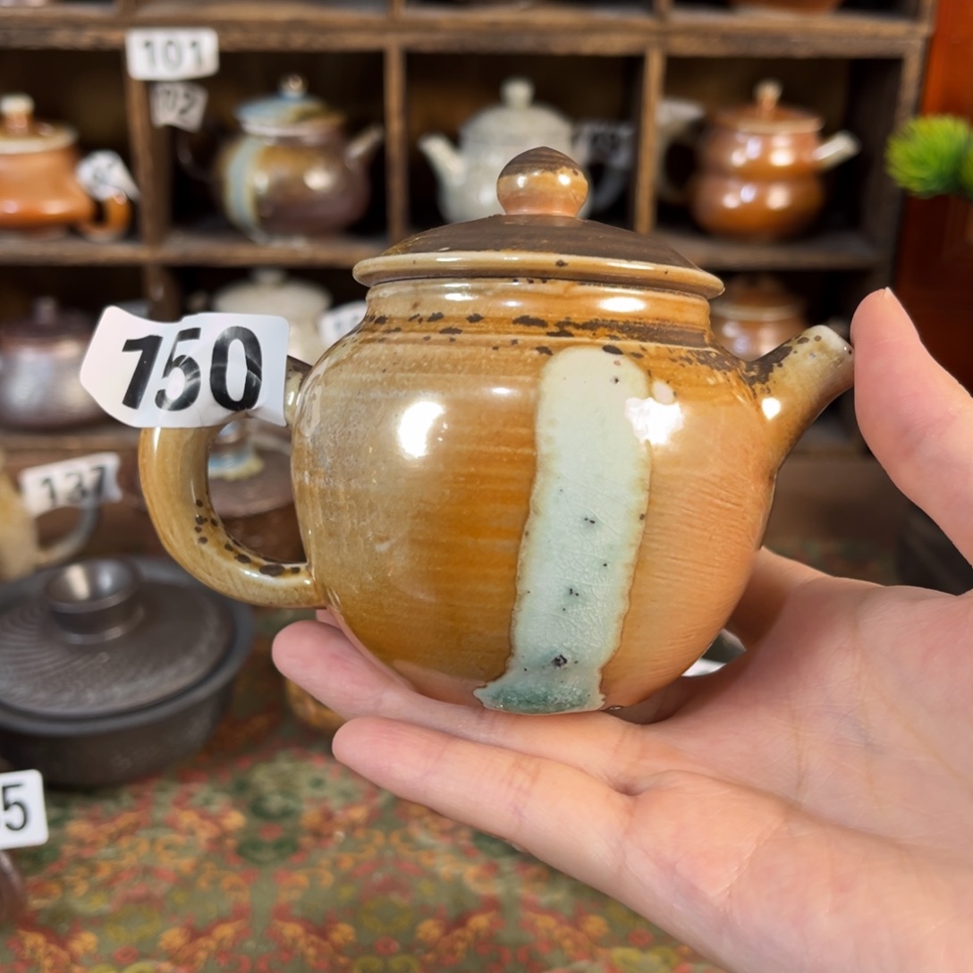摆件用****9柴烧茶器窑宝壶微瑕