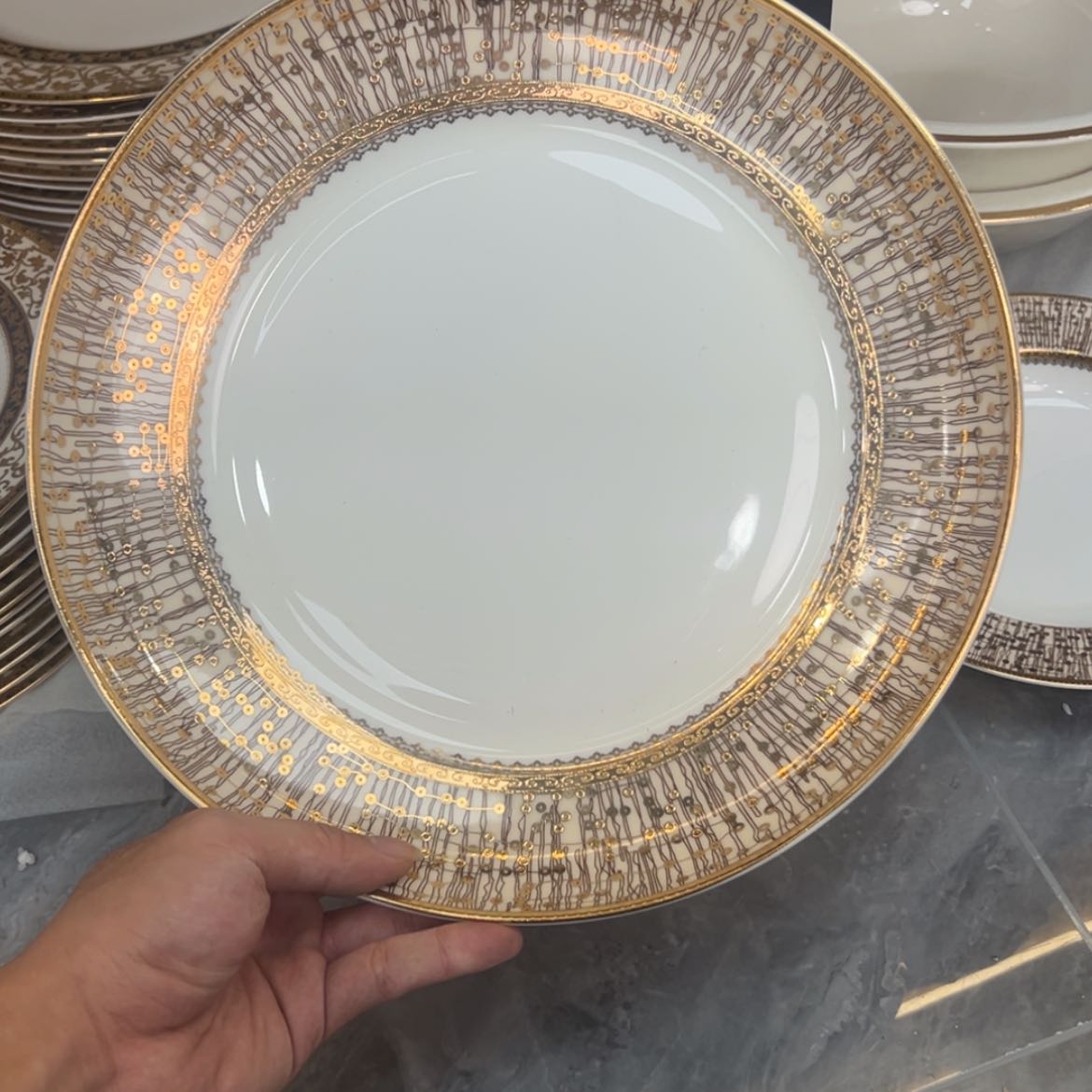 【闪购商品】瓷片12寸窝盘孤品福利价