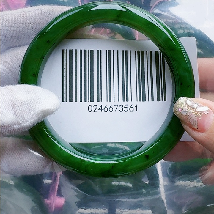 和田玉（碧玉）手镯未镶嵌6263