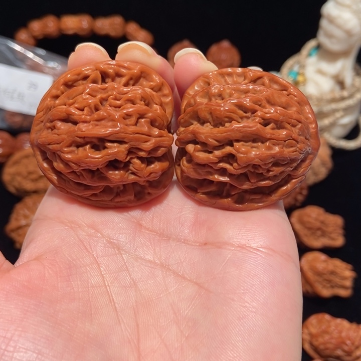 文玩核桃把件41麦虎34