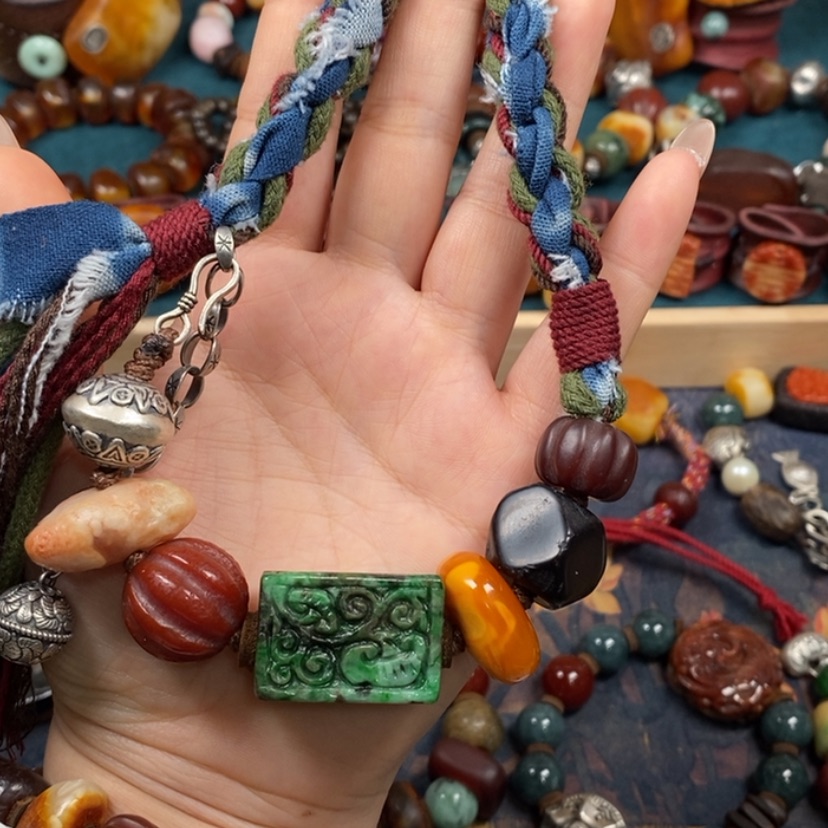 【闪购商品】翡翠颈饰未镶嵌项链