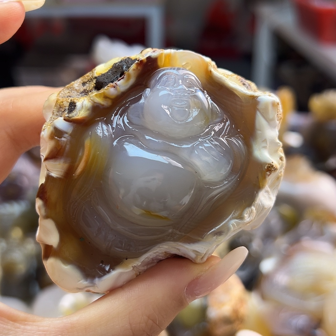 玛瑙/玉髓未镶嵌吊坠(不含链)