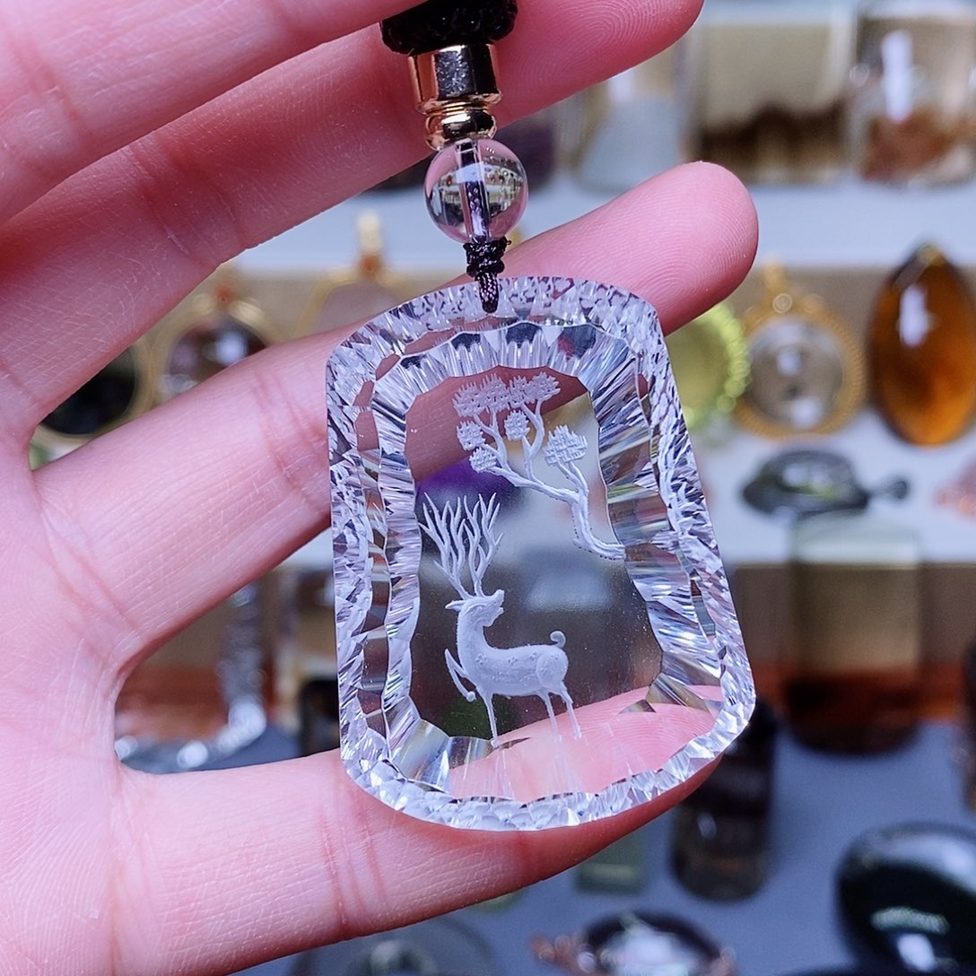 水晶水晶吊坠未镶嵌