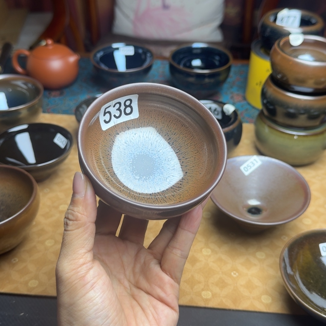 茶盏538 建窑建盏·柴烧·手工·原矿·铁胎
