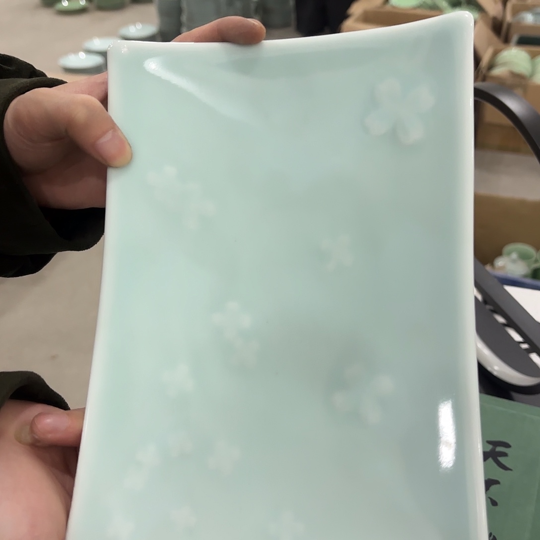 龙泉云间青瓷小米茶器